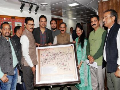 Himachal CM launches map on 'Celebrities associated with Shimla' | Himachal CM launches map on 'Celebrities associated with Shimla'
