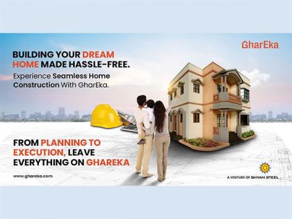Shyam Steel unveils GharEka, the perfect partner for building your dream home! | Shyam Steel unveils GharEka, the perfect partner for building your dream home!