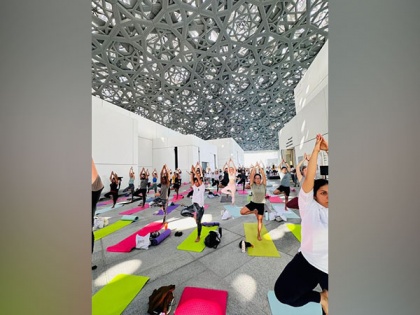 Abu Dhabi: Curtain raiser event held ahead of 9th International Day of Yoga | Abu Dhabi: Curtain raiser event held ahead of 9th International Day of Yoga