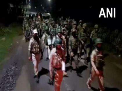 Manipur Violence: Army conducts flag march in Imphal Valley | Manipur Violence: Army conducts flag march in Imphal Valley Manipur Violence: Army conducts flag march in Imphal Valley | Manipur Violence: Army conducts flag march in Imphal Valley