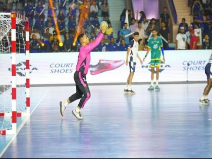 Telugu Talons secure resounding victory against Rajasthan Patriots in Premier Handball League match | Telugu Talons secure resounding victory against Rajasthan Patriots in Premier Handball League match