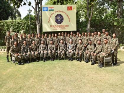Indian Army contingent participates in Multinational Joint Exercise Ex Khaan Quest 2023' in Mongolia | Indian Army contingent participates in Multinational Joint Exercise Ex Khaan Quest 2023' in Mongolia