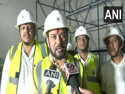 Maharashtra: Union Minister Anurag Thakur inspects Mumbai Coastal Road Project | Maharashtra: Union Minister Anurag Thakur inspects Mumbai Coastal Road Project