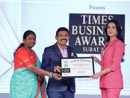 Real Vision Homes Pvt Limited receives Times Business Awards 2023 for Fastest Growing Real Estate Company | Real Vision Homes Pvt Limited receives Times Business Awards 2023 for Fastest Growing Real Estate Company
