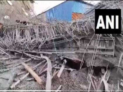 8 injured as flyover slab collapses in Hyderabad's LB Nagar | 8 injured as flyover slab collapses in Hyderabad's LB Nagar