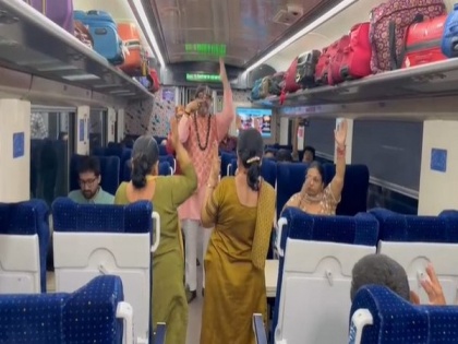 International Yoga Day: Passengers perform Yoga on Bhopal-Delhi Vande Bharat Express | International Yoga Day: Passengers perform Yoga on Bhopal-Delhi Vande Bharat Express