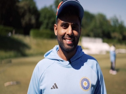 Cricketer Suryakumar Yadav's sporty take on International Yoga Day | Cricketer Suryakumar Yadav's sporty take on International Yoga Day