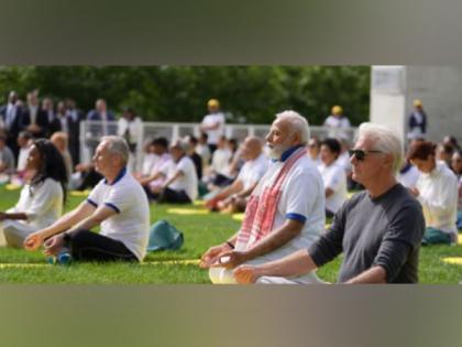 PM Modi shares highlights from Yoga Day celebration in New York | PM Modi shares highlights from Yoga Day celebration in New York