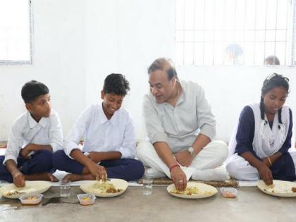 "10 pc increase in children having mid-day meals in schools across Assam": CM Sarma | "10 pc increase in children having mid-day meals in schools across Assam": CM Sarma