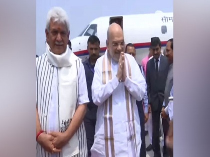 J-K: Amit Shah arrives in Jammu, to lay foundation stone of various projects | J-K: Amit Shah arrives in Jammu, to lay foundation stone of various projects