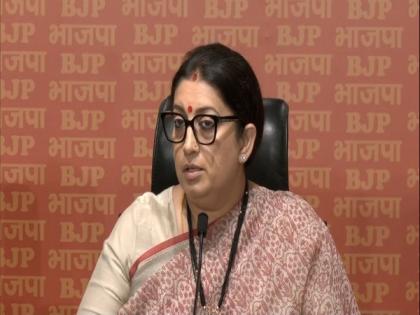 Thanks Congress for announcing 'can't defeat PM Modi alone', says Smriti Irani on Opposition leaders' meet | Thanks Congress for announcing 'can't defeat PM Modi alone', says Smriti Irani on Opposition leaders' meet