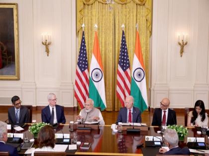 Tech cooperation will define this partnership: President Biden at 'Hi-tech Handshake' event with top CEOs from US, India | Tech cooperation will define this partnership: President Biden at 'Hi-tech Handshake' event with top CEOs from US, India Tech cooperation will define this partnership: President Biden at 'Hi-tech Handshake' event with top CEOs from US, India | Tech cooperation will define this partnership: President Biden at 'Hi-tech Handshake' event with top CEOs from US, India