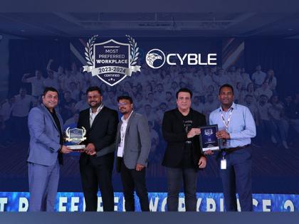 Cyble recognized as one of the most Preferred Workplaces 2023-2024 by Team Marksmen | Cyble recognized as one of the most Preferred Workplaces 2023-2024 by Team Marksmen