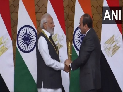 PM Modi conferred with Egypt's highest state honour 'Order of the Nile' award | PM Modi conferred with Egypt's highest state honour 'Order of the Nile' award