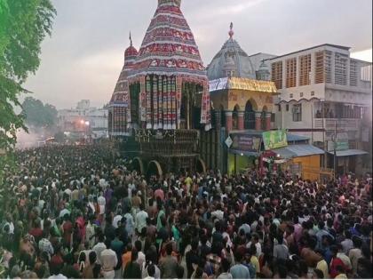 Devotees throng to witness chariot procession at Tamil Nadu's Chidambaram Natarajar temple | Devotees throng to witness chariot procession at Tamil Nadu's Chidambaram Natarajar temple