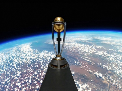 Stratospheric: ICC World Cup 2023 Trophy Tour launched in spectacular fashion | Stratospheric: ICC World Cup 2023 Trophy Tour launched in spectacular fashion