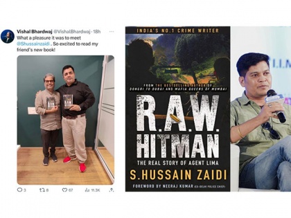 Vishal Bhardwaj came forward to support non-fiction crime author, S. Hussain Zaidi's next book R.A.W Hitman | Vishal Bhardwaj came forward to support non-fiction crime author, S. Hussain Zaidi's next book R.A.W Hitman
