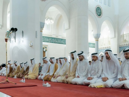 Sharjah Ruler performs Eid Al Adha prayer at Sharjah Mosque | Sharjah Ruler performs Eid Al Adha prayer at Sharjah Mosque