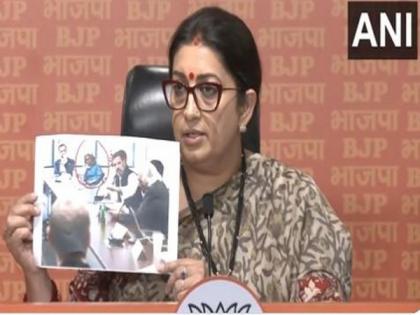 Smriti Irani questions Rahul Gandhi's meeting in US with member of body owned by George Soros | Smriti Irani questions Rahul Gandhi's meeting in US with member of body owned by George Soros Smriti Irani questions Rahul Gandhi's meeting in US with member of body owned by George Soros | Smriti Irani questions Rahul Gandhi's meeting in US with member of body owned by George Soros