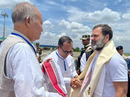 Rahul Gandhi reaches Imphal for his two-day visit to Manipur | Rahul Gandhi reaches Imphal for his two-day visit to Manipur