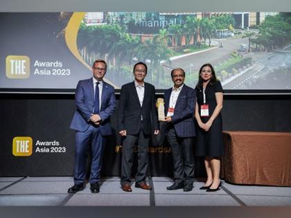 Manipal Academy of Higher Education Bags Prestigious Technological or Digital Innovation of the Year Award at THE Awards Asia 2023 | Manipal Academy of Higher Education Bags Prestigious Technological or Digital Innovation of the Year Award at THE Awards Asia 2023