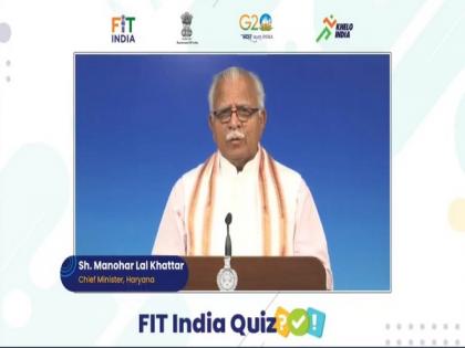 Haryana CM, Ladakh LG, sports stars join in to congratulate students participating in Fit India Quiz | Haryana CM, Ladakh LG, sports stars join in to congratulate students participating in Fit India Quiz