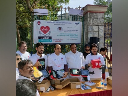 Empowering Hyderabad Joggers: Arrhythmia Awareness and AED Donation Drive by CSI Telangana and Vigocare | Empowering Hyderabad Joggers: Arrhythmia Awareness and AED Donation Drive by CSI Telangana and Vigocare