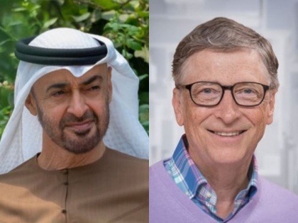 President of UAE receives call from Bill Gates | President of UAE receives call from Bill Gates