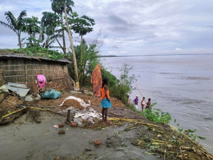 "River swallowed everything," say landless villagers displaced due to Assam flood, soil erosion | "River swallowed everything," say landless villagers displaced due to Assam flood, soil erosion