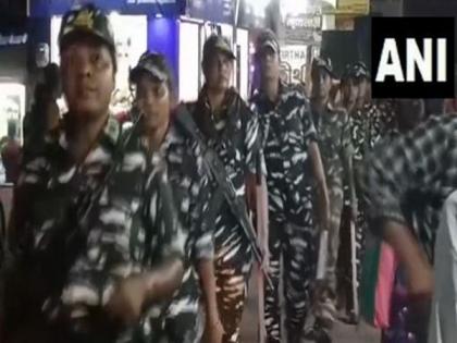 WB Panchayat polls: Central forces carry route march in Bengal's East Medinipur | WB Panchayat polls: Central forces carry route march in Bengal's East Medinipur