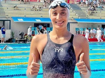 National Swimming Championships: Olympian Manna Patel breaks record in women's 100 m backstroke event | National Swimming Championships: Olympian Manna Patel breaks record in women's 100 m backstroke event