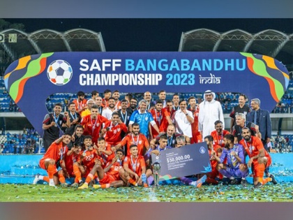 PM Modi, Anurag Thakur congratulate Indian football team on SAFF Championship victory | PM Modi, Anurag Thakur congratulate Indian football team on SAFF Championship victory