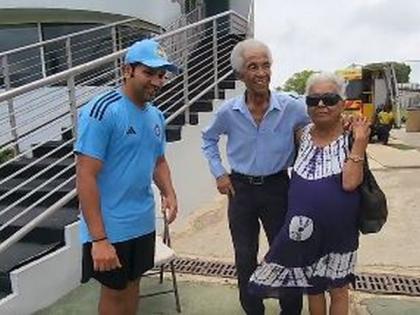 Virat Kohli, Rohit Sharma, other Indian players meet West Indies legend Sir Garfield Sobers | Virat Kohli, Rohit Sharma, other Indian players meet West Indies legend Sir Garfield Sobers