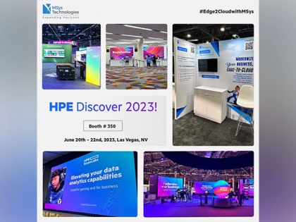 MSys Technologies receives overwhelming response at HPE Discover 23 | MSys Technologies receives overwhelming response at HPE Discover 23