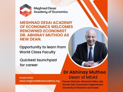 Meghnad Desai Academy of Economics Welcomes Renowned Economist Dr. Abhinay Muthoo as New Dean | Meghnad Desai Academy of Economics Welcomes Renowned Economist Dr. Abhinay Muthoo as New Dean
