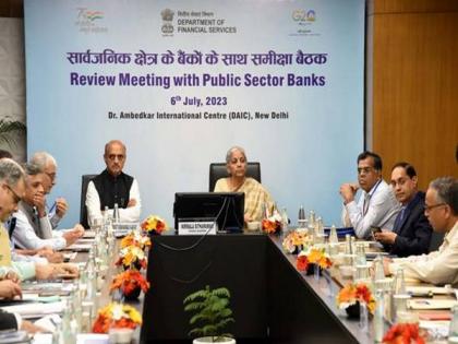 FM Nirmala Sitharaman chairs meeting to review performance of Public Sector Banks | FM Nirmala Sitharaman chairs meeting to review performance of Public Sector Banks