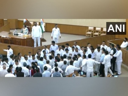 Ruckus inside Tripura Assembly, 5 Opposition MLAs suspended | Ruckus inside Tripura Assembly, 5 Opposition MLAs suspended