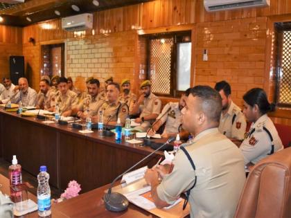 J-K: SSP Baramulla chairs security review meeting | J-K: SSP Baramulla chairs security review meeting