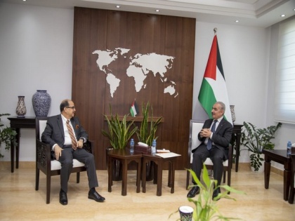 Top MEA official Ausaf Sayeed holds talks with Palestine PM Mohammad Ibrahim Shtayyeh | Top MEA official Ausaf Sayeed holds talks with Palestine PM Mohammad Ibrahim Shtayyeh