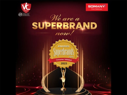 SOMANY Ceramics' VC Shield Tiles awarded Superbrands status | SOMANY Ceramics' VC Shield Tiles awarded Superbrands status