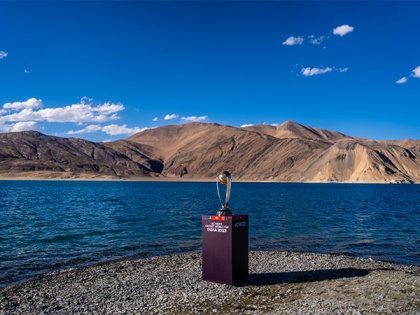 ICC Cricket World Cup trophy reaches Leh as part of its trip across the globe | ICC Cricket World Cup trophy reaches Leh as part of its trip across the globe