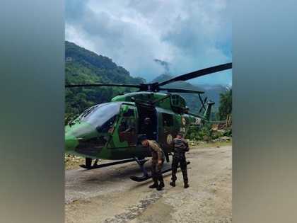 Arunachal Pradesh: Army chopper makes "one skid landing" on road while on medical duty | Arunachal Pradesh: Army chopper makes "one skid landing" on road while on medical duty