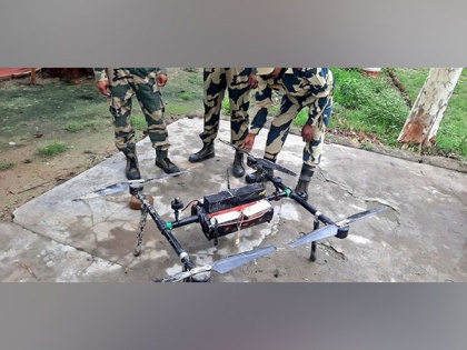 BSF, Punjab Police recover another Pak drone near International Border in Amritsar | BSF, Punjab Police recover another Pak drone near International Border in Amritsar