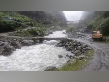 Bridge in Uttarakhand's Uttarkashi swept away in flash floods | Bridge in Uttarakhand's Uttarkashi swept away in flash floods