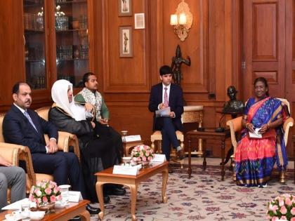 India appreciates role of Muslim World League in promoting tolerant values: President Murmu during meeting with MWL chief | India appreciates role of Muslim World League in promoting tolerant values: President Murmu during meeting with MWL chief India appreciates role of Muslim World League in promoting tolerant values: President Murmu during meeting with MWL chief | India appreciates role of Muslim World League in promoting tolerant values: President Murmu during meeting with MWL chief