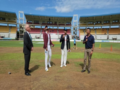 West Indies win toss, opt to bat against India in first Test match | West Indies win toss, opt to bat against India in first Test match