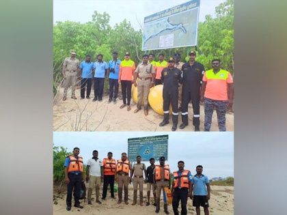 Tamil Nadu: Security forces conduct joint patrol in Rameswaram against illegal activities | Tamil Nadu: Security forces conduct joint patrol in Rameswaram against illegal activities