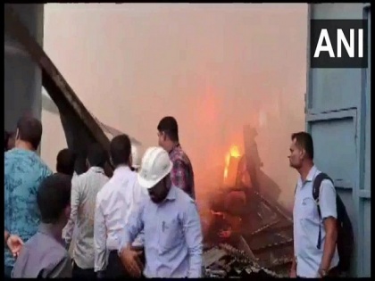 Maharashtra: Fire breaks out at industrial area in Thane, no casualties reported | Maharashtra: Fire breaks out at industrial area in Thane, no casualties reported