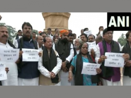 Even if they file FIRs against us, throw us in jail…”BJP demonstrates outside Bihar Assembly after leader dies in Patna protest | Even if they file FIRs against us, throw us in jail…”BJP demonstrates outside Bihar Assembly after leader dies in Patna protest