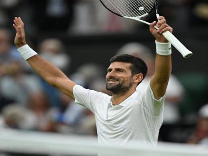 Wimbledon: Novak Djokovic secures place in final with straight-sets victory over Jannik Sinner | Wimbledon: Novak Djokovic secures place in final with straight-sets victory over Jannik Sinner Wimbledon: Novak Djokovic secures place in final with straight-sets victory over Jannik Sinner | Wimbledon: Novak Djokovic secures place in final with straight-sets victory over Jannik Sinner